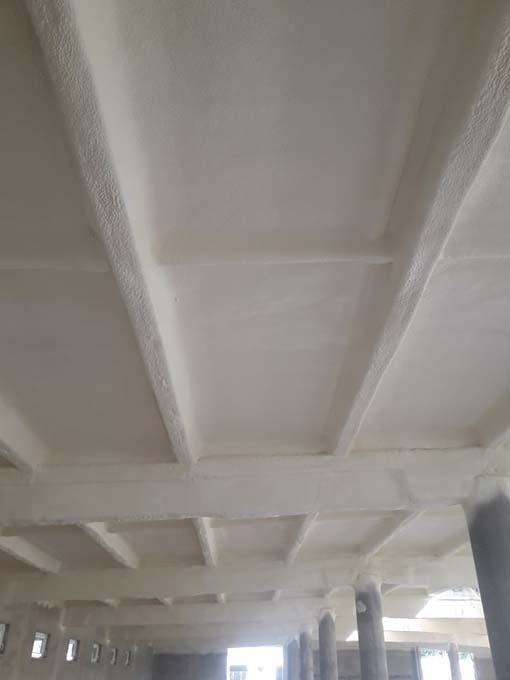 Warehouse Ceiling Insulation with Purhab
