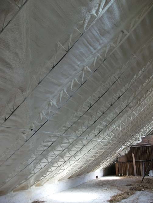 Insulation of poultry houses