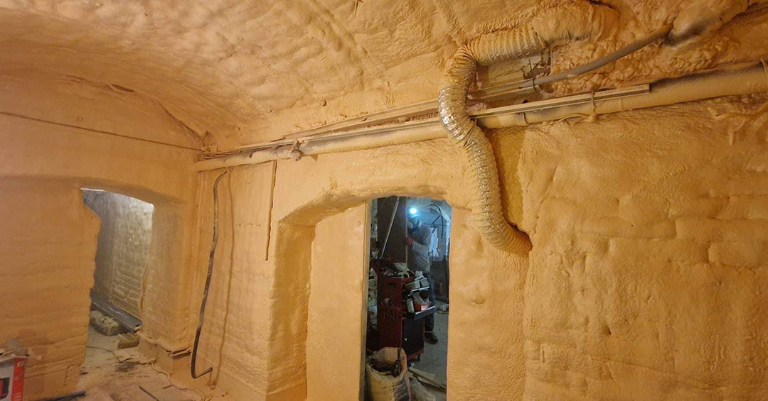 basement insulation with foam