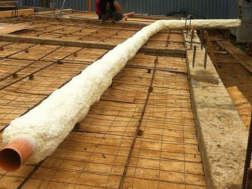 pipe insulation dispersed purfoam