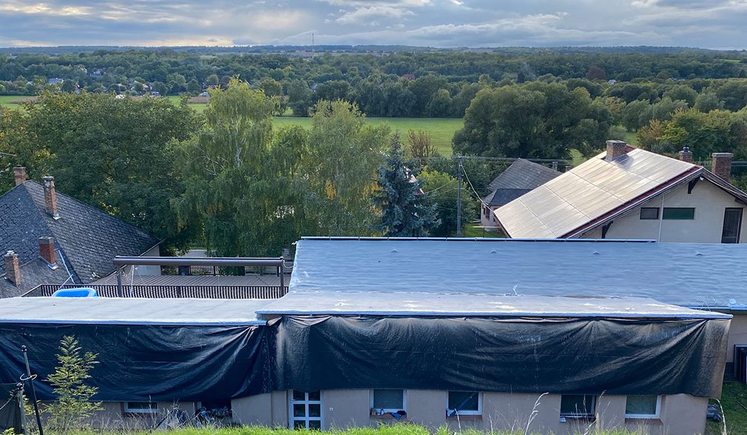 Shingle roof insulation