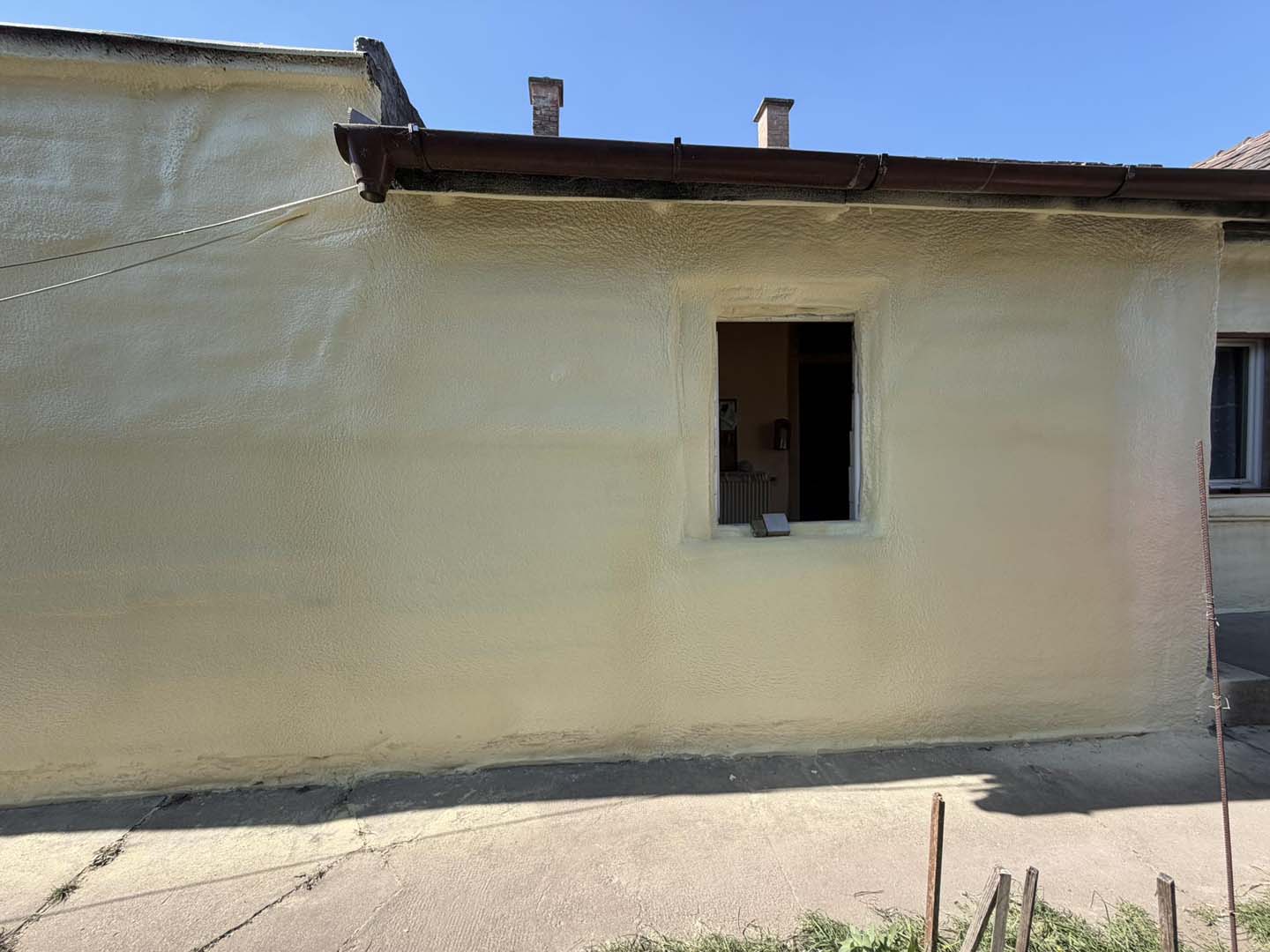 régi vályogház szigetelése